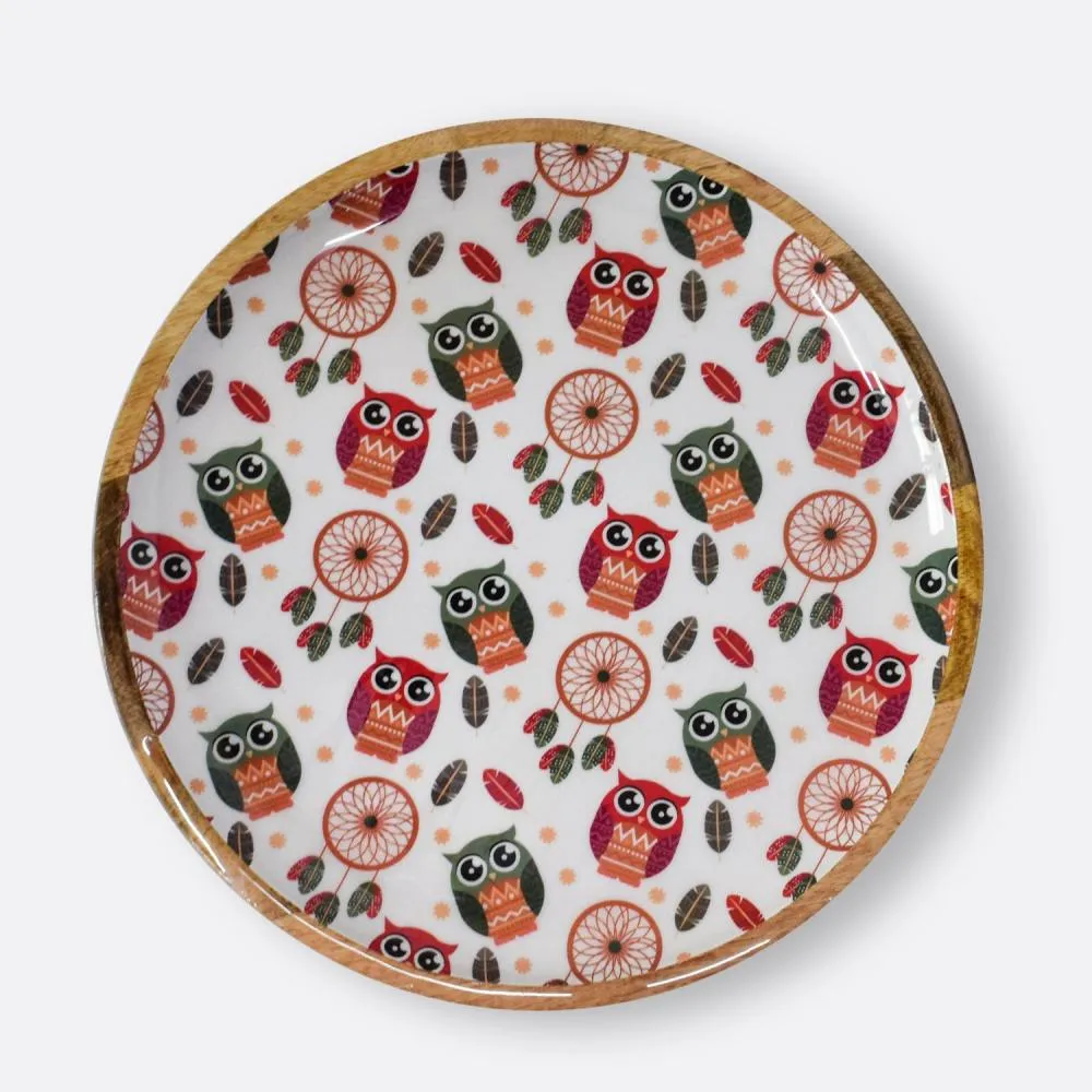 Bohemian Designer Round Serving Platter