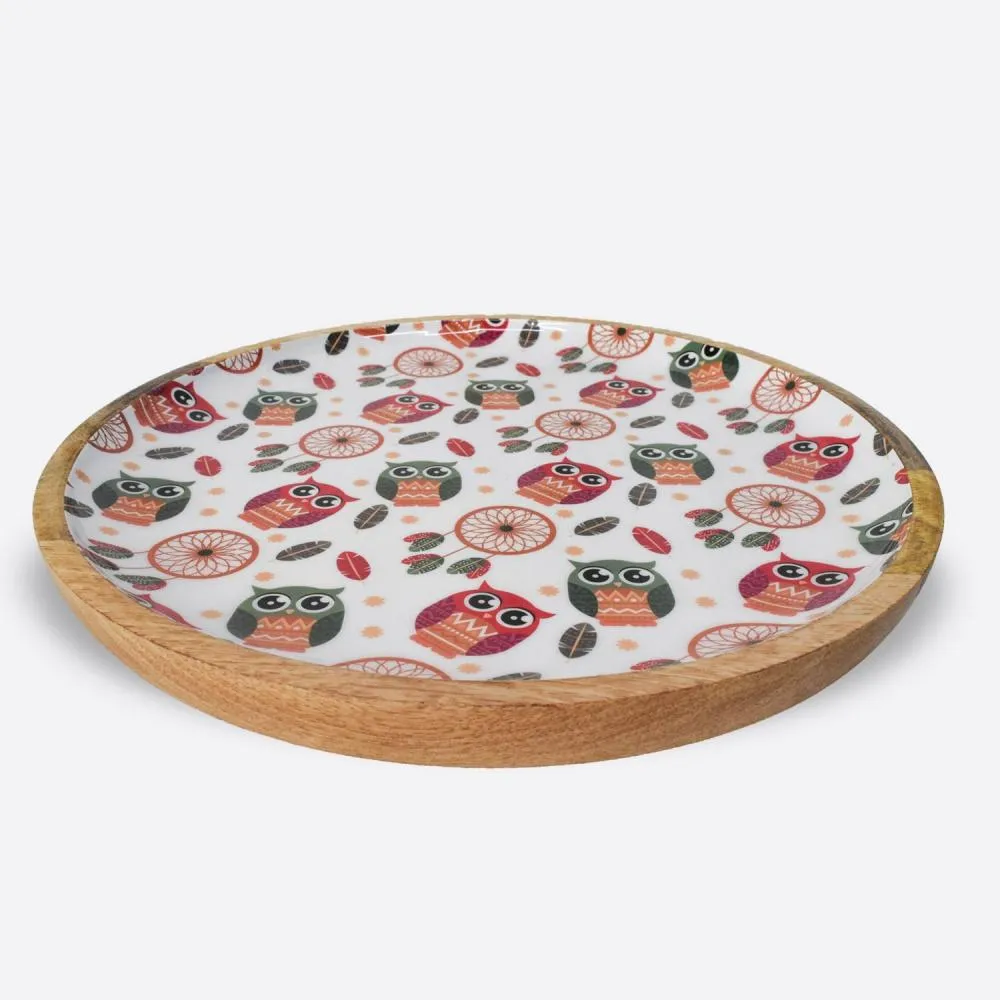 Bohemian Designer Round Serving Platter