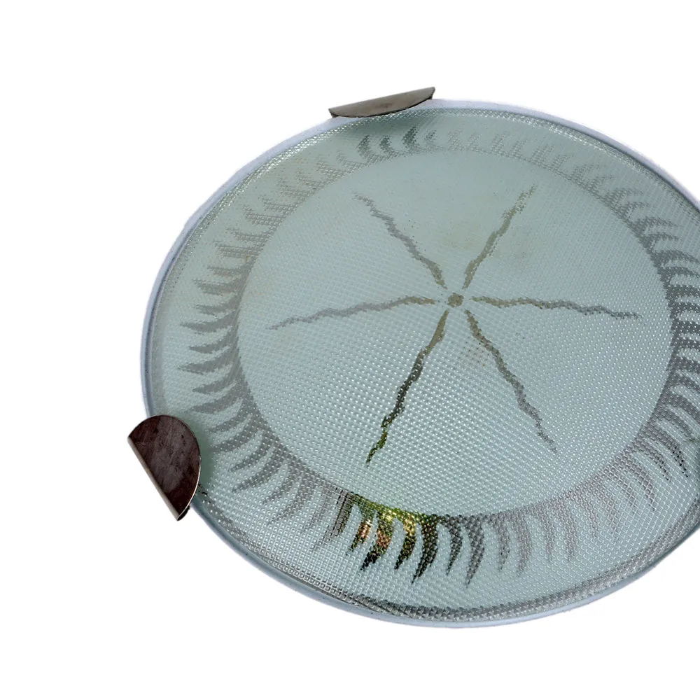 Bordered Circled Warm Designer Mini Flush Mount Light
