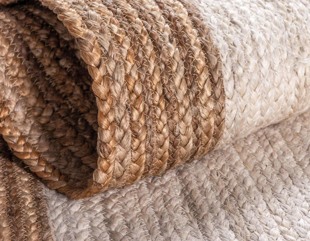 Bordered Hand Woven Traditional Jute Rug M (4*6 ft)