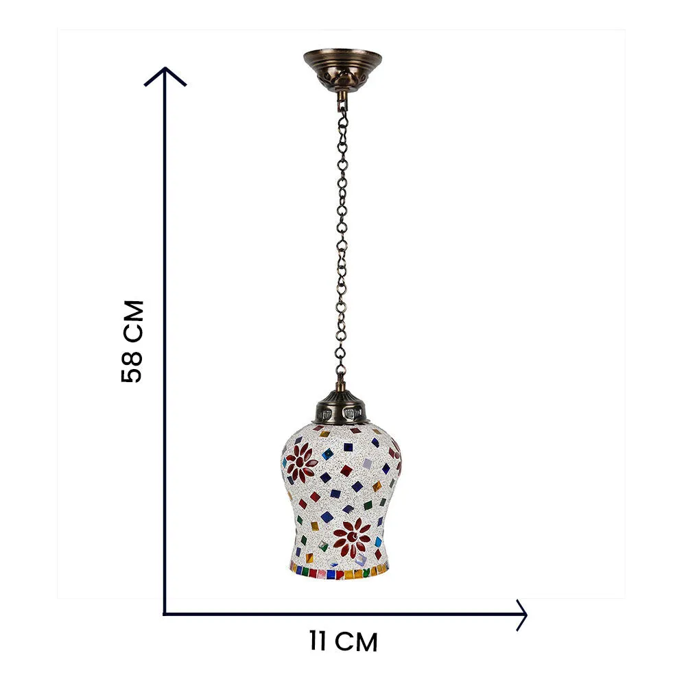 Borkha Multicolor Decorative Hanging Light  (Bulb not included)