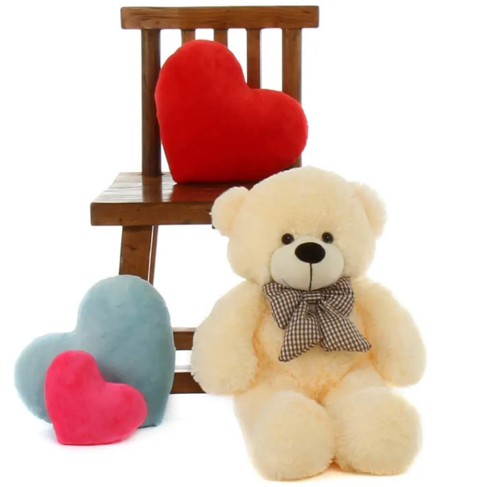 Bow Tie Soft & Premium Butter Big Teddy Bear- Available in Multiple Sizes 2 Ft