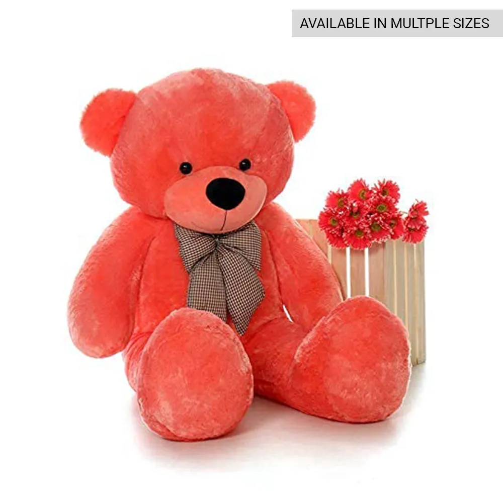 Bow Tie Soft & Premium Carrot Big Teddy Bear- Available in Multiple Sizes 2 Ft