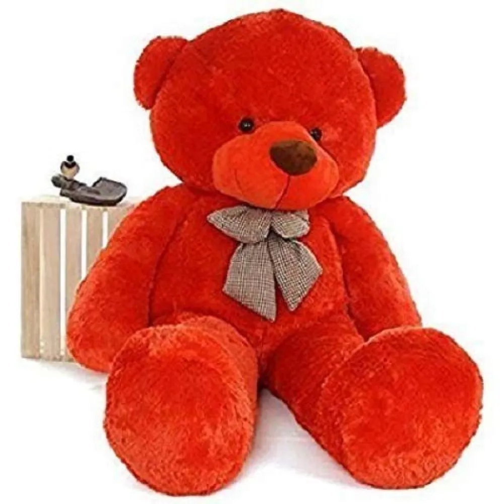 Bow Tie Soft & Premium Carrot Big Teddy Bear- Available in Multiple Sizes 2 Ft