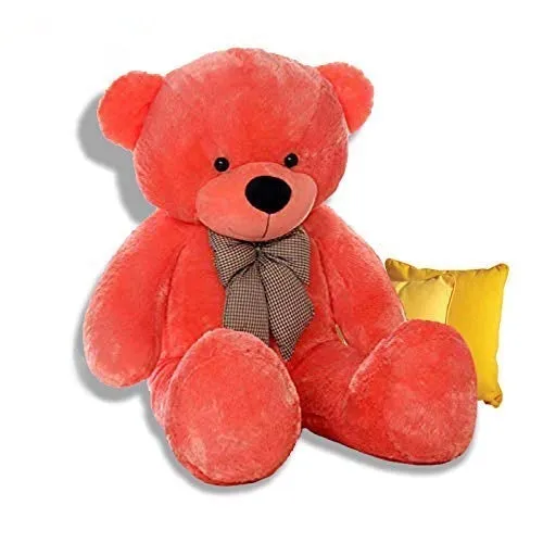 Bow Tie Soft & Premium Carrot Big Teddy Bear- Available in Multiple Sizes 2 Ft