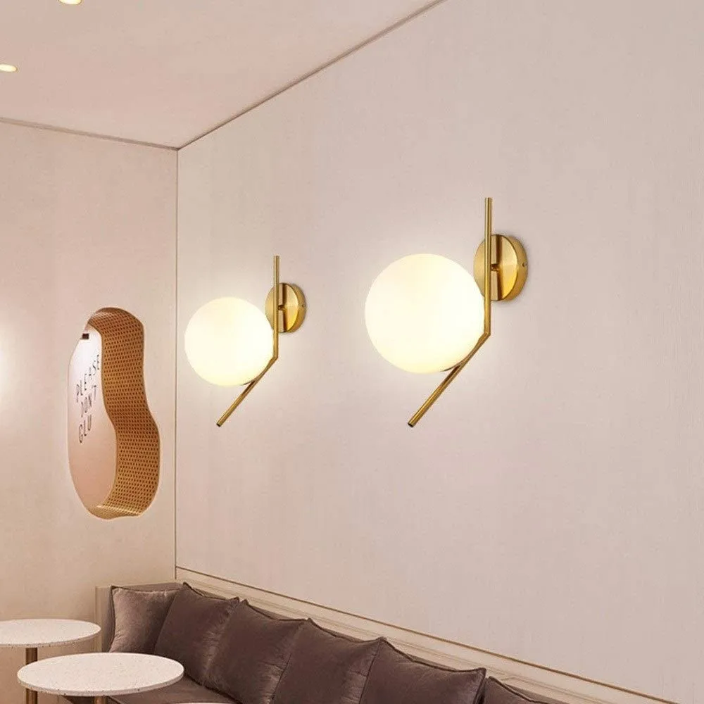 Brass Gold Classic Round Wall Light (Bulb not included) Single Piece