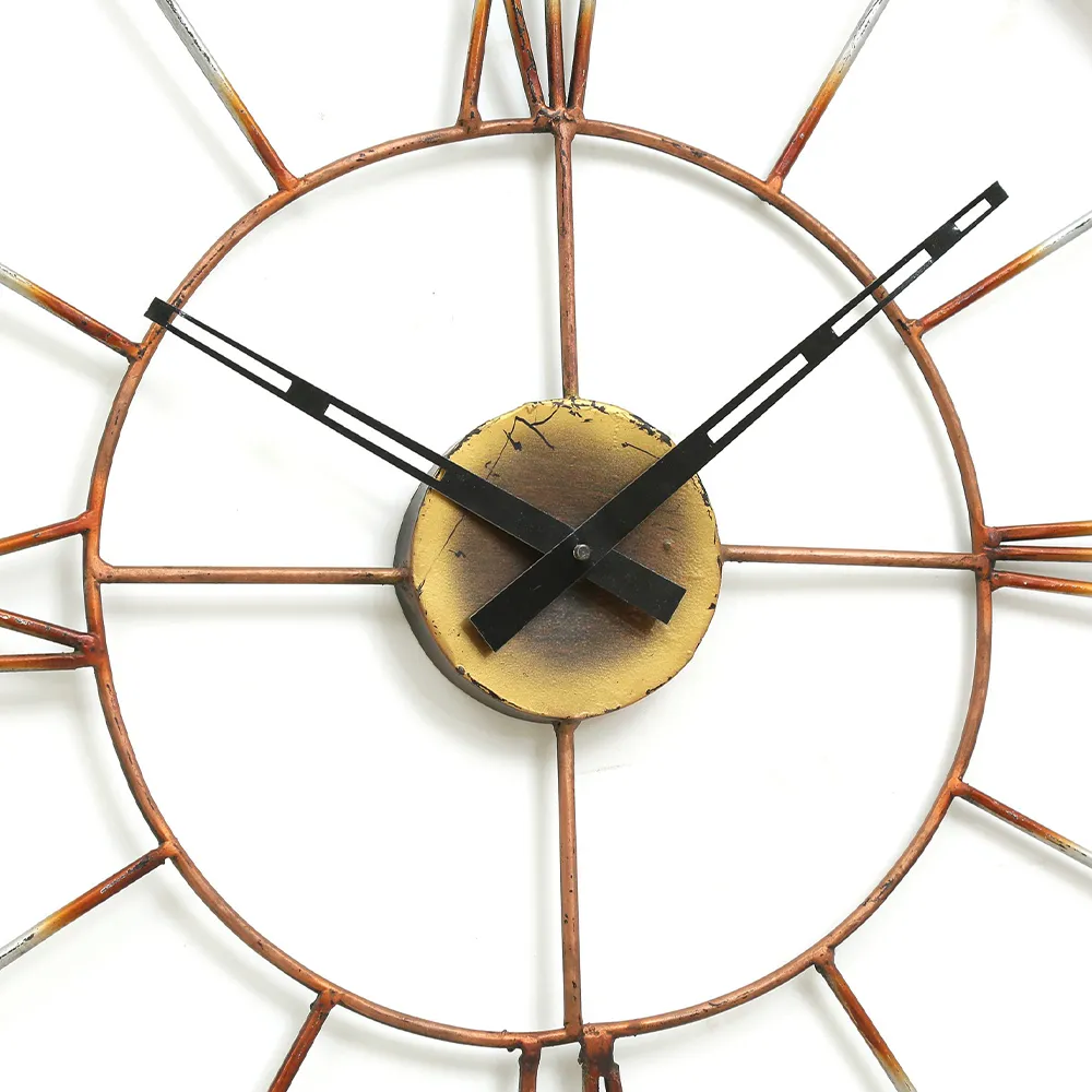 Bronze Brushed Cycle Watch Metal Wall Art