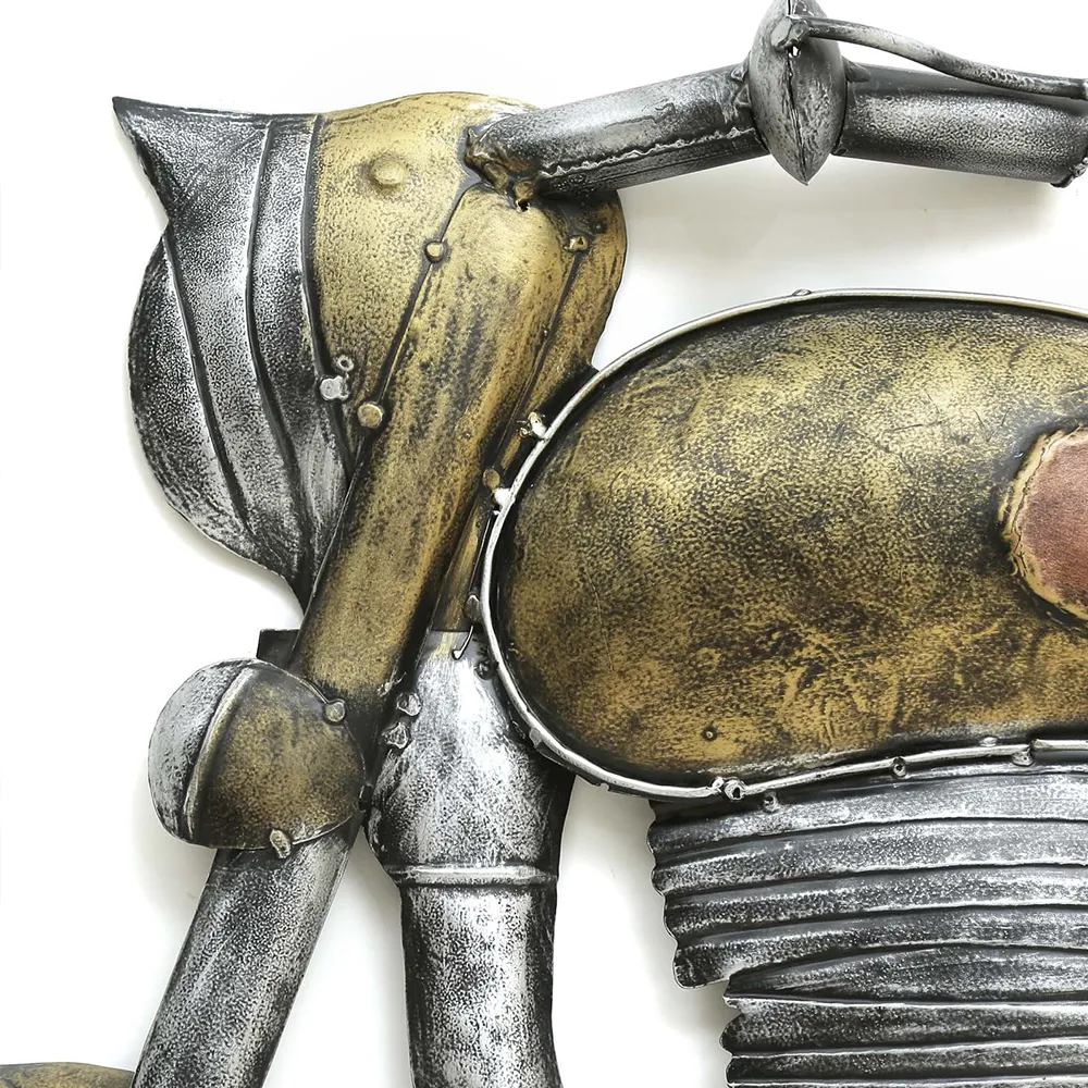 Bronze Brushed Old Age Heavy Bullet Metal Wall Art