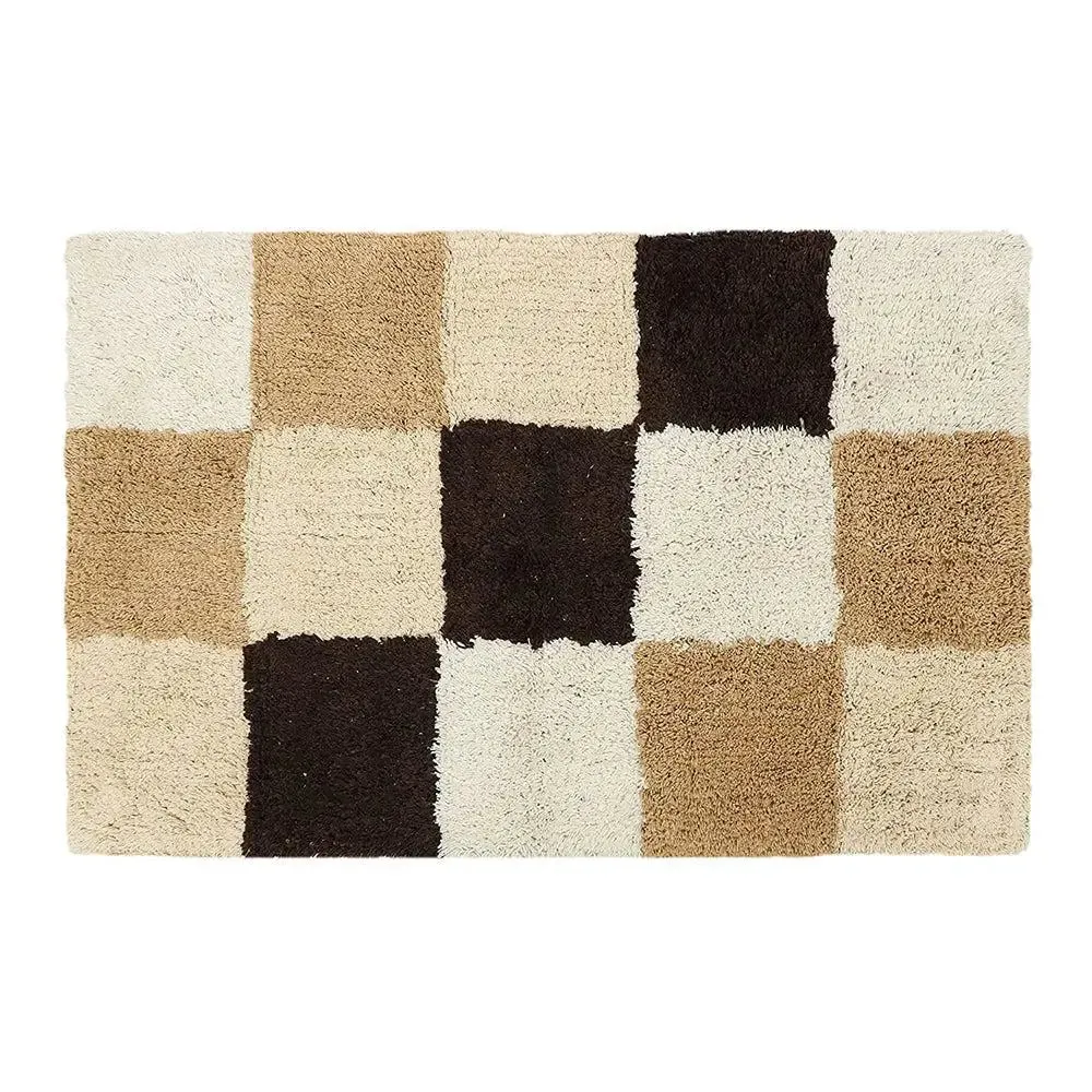 Brown & Beige Boxed Premium Super Soft Cotton Bathmat (50 x 80) cm