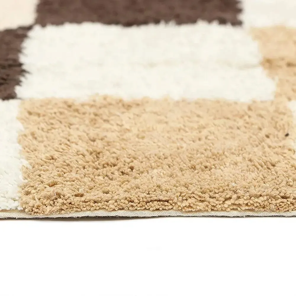 Brown & Beige Boxed Premium Super Soft Cotton Bathmat (50 x 80) cm