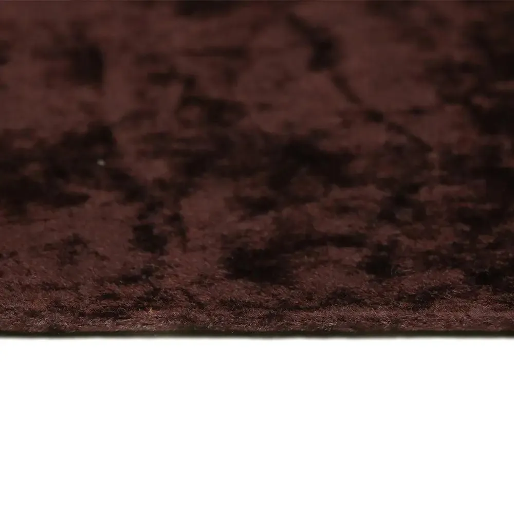 Brown Designed Velvet Table Runner