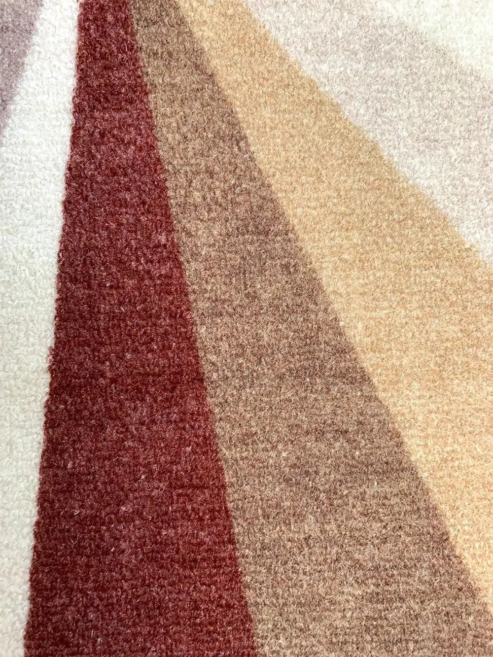 Brown Geometric Printed Premium Doormat (14 X 22 )Inches Single Piece