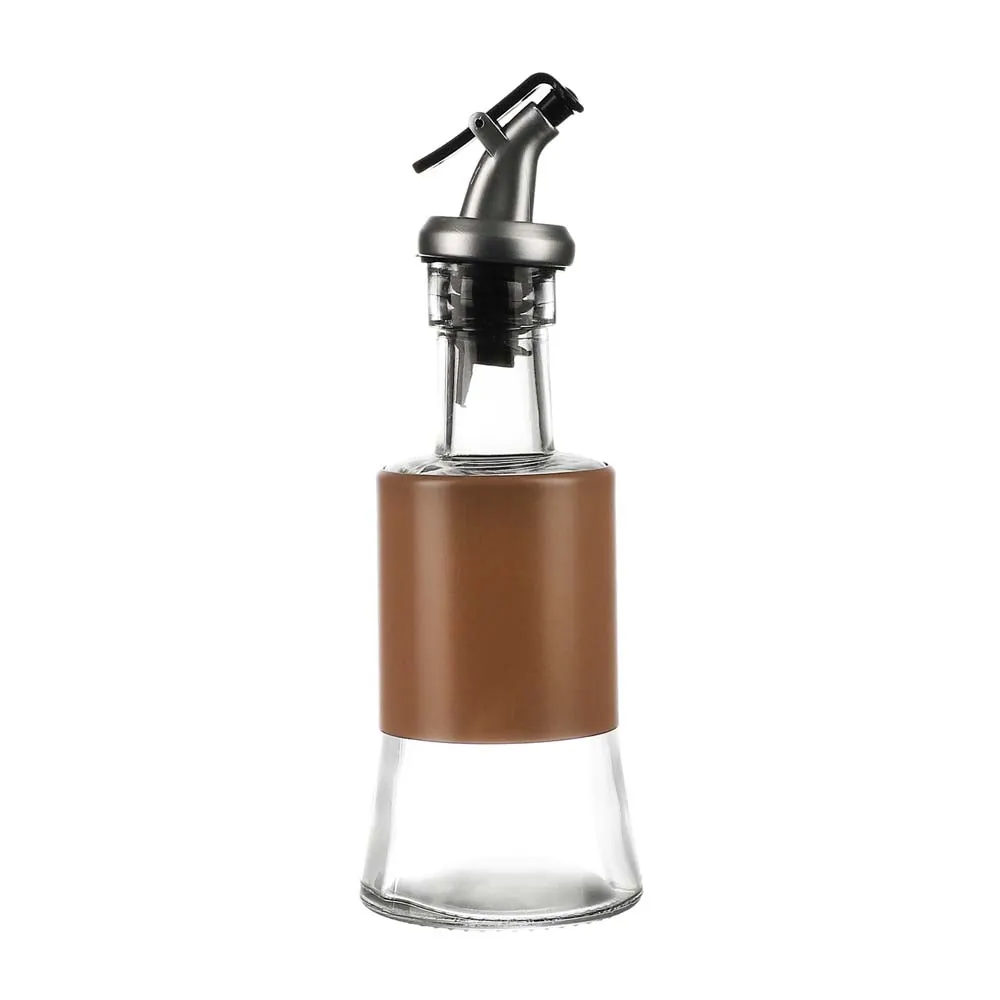 Brown Tough Glass Oil Dispenser 250 ML