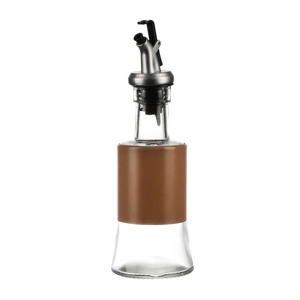 Brown Tough Glass Oil Dispenser 250 ML