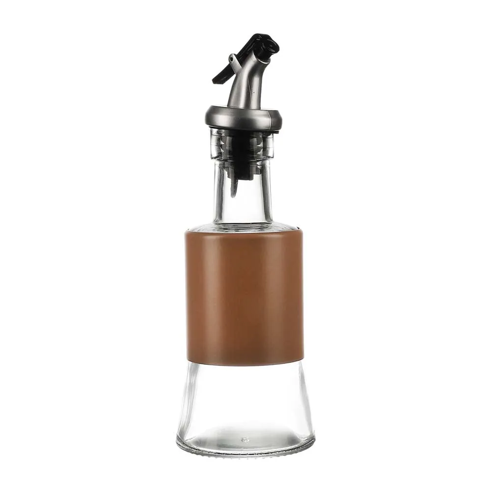 Brown Tough Glass Oil Dispenser 250 ML