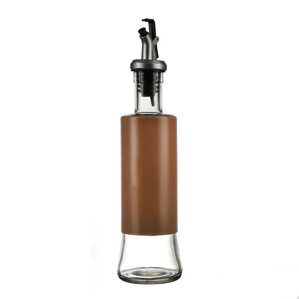 Brown Tough Glass Oil Dispenser 300 ML