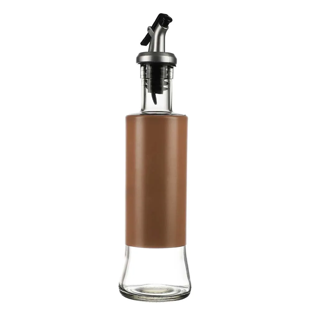 Brown Tough Glass Oil Dispenser 300 ML