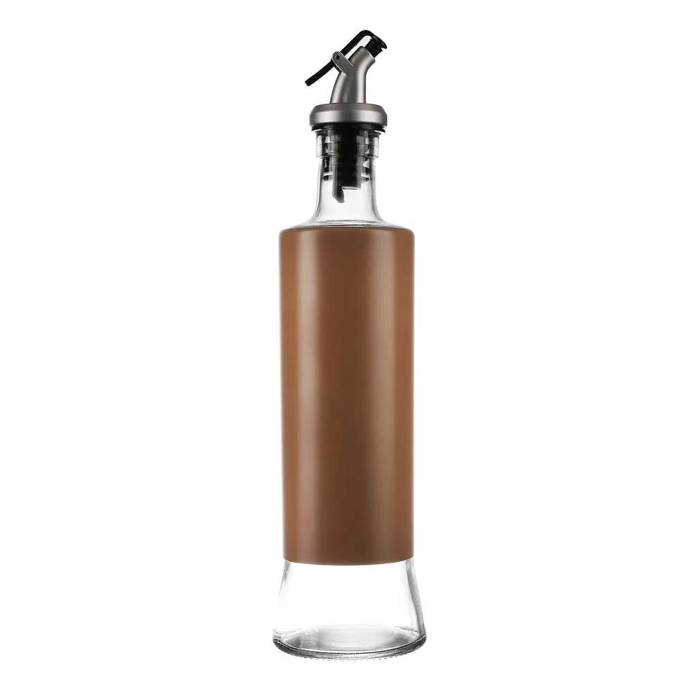 Brown Tough Glass Oil Dispenser 500 ML