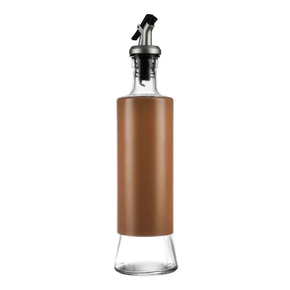 Brown Tough Glass Oil Dispenser 500 ML