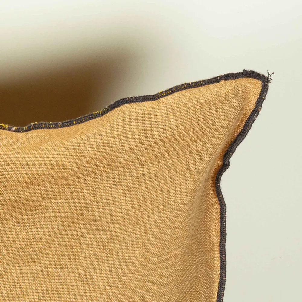 Brushmark Brown Linen Pillow Cover (Set of 2)