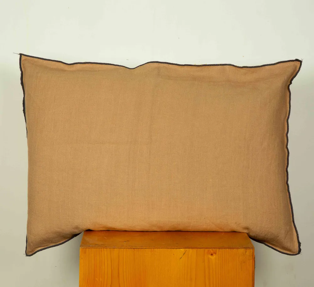 Brushmark Brown Linen Pillow Cover (Set of 2)