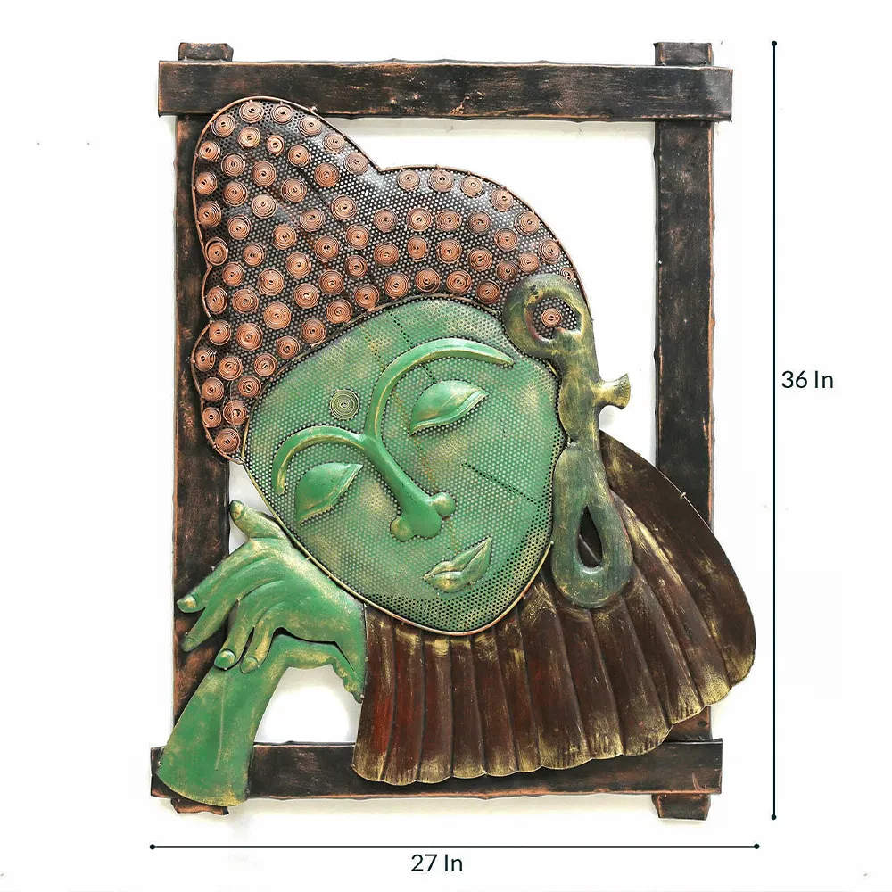 Buddha Face Backlit Wall Art