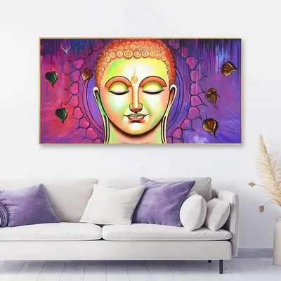 Buddha Meditating Canvas Printed Painting