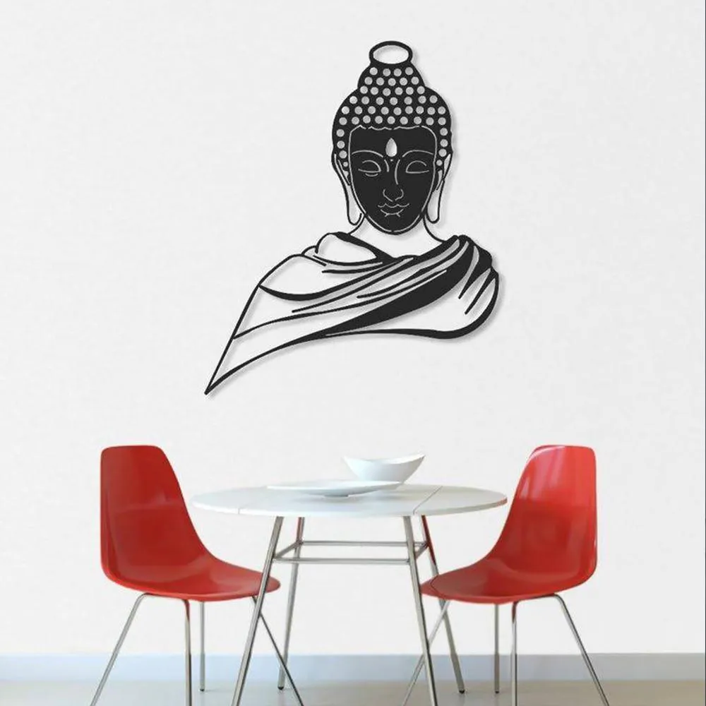 Budhha Metal Wall decoration Set Of 1