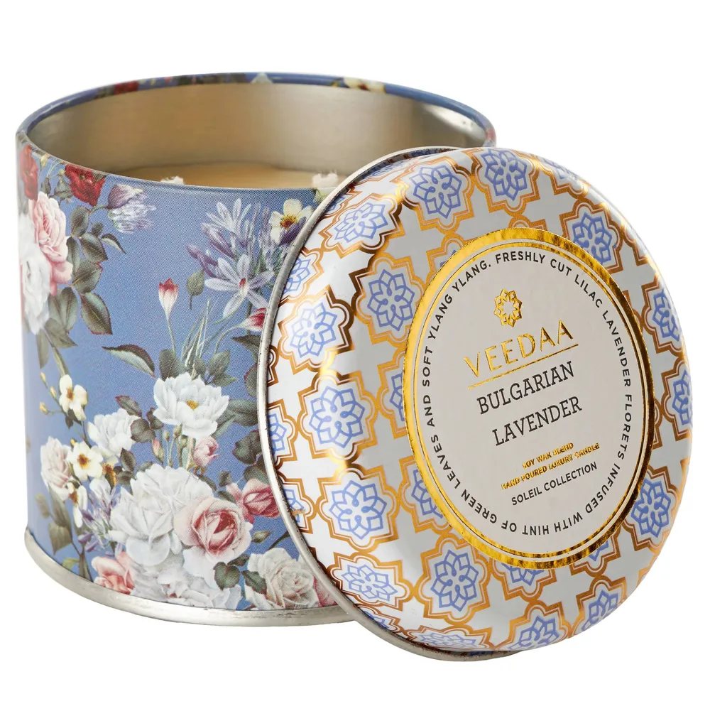 Bulgarian Lavender mason Tin Scented Candle