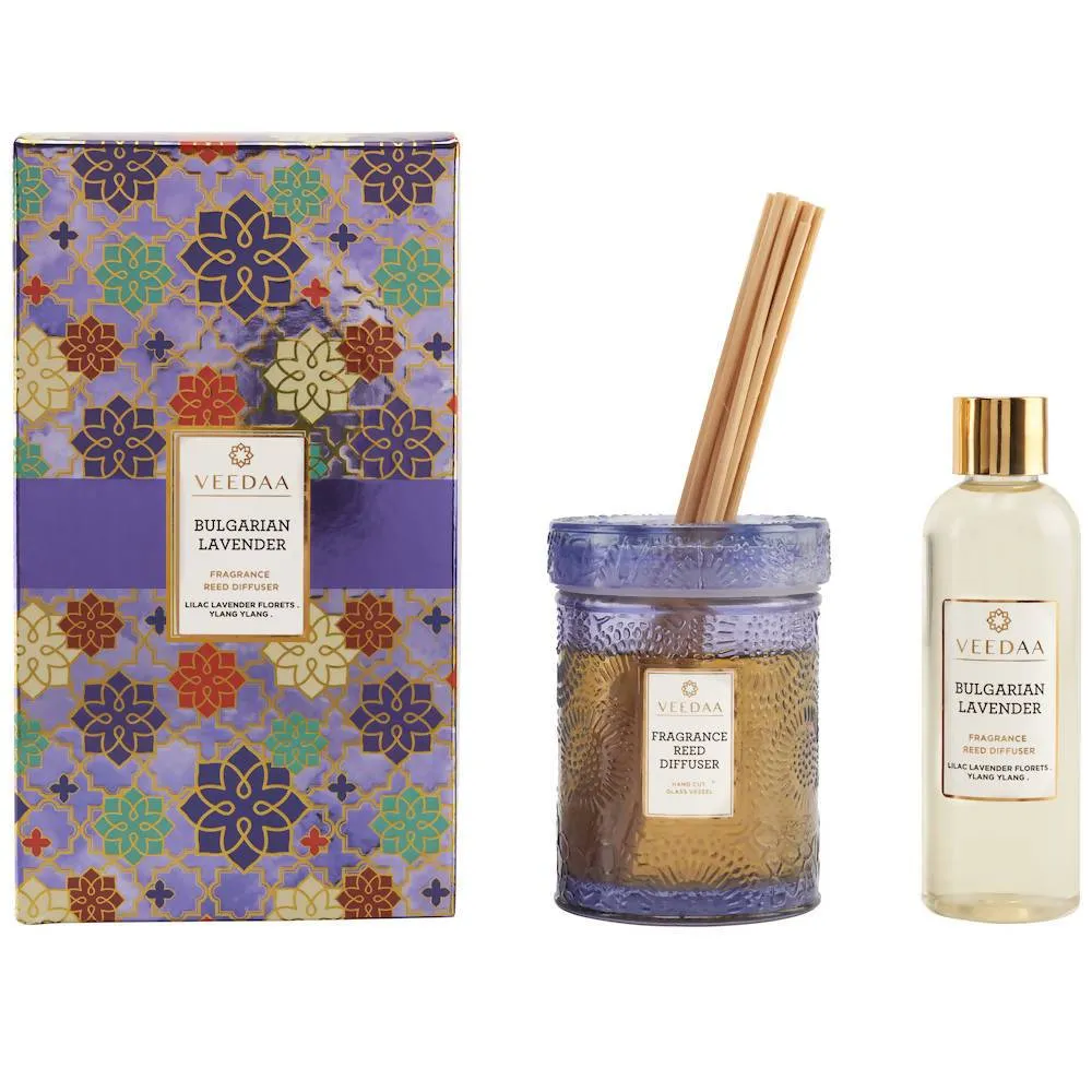 BULGARIAN LAVENDER REED DIFFUSER SET