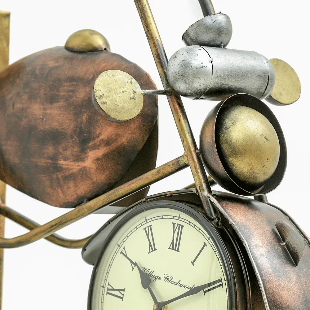 Bullet Double Sided Frontal Watch Metal Wall Art