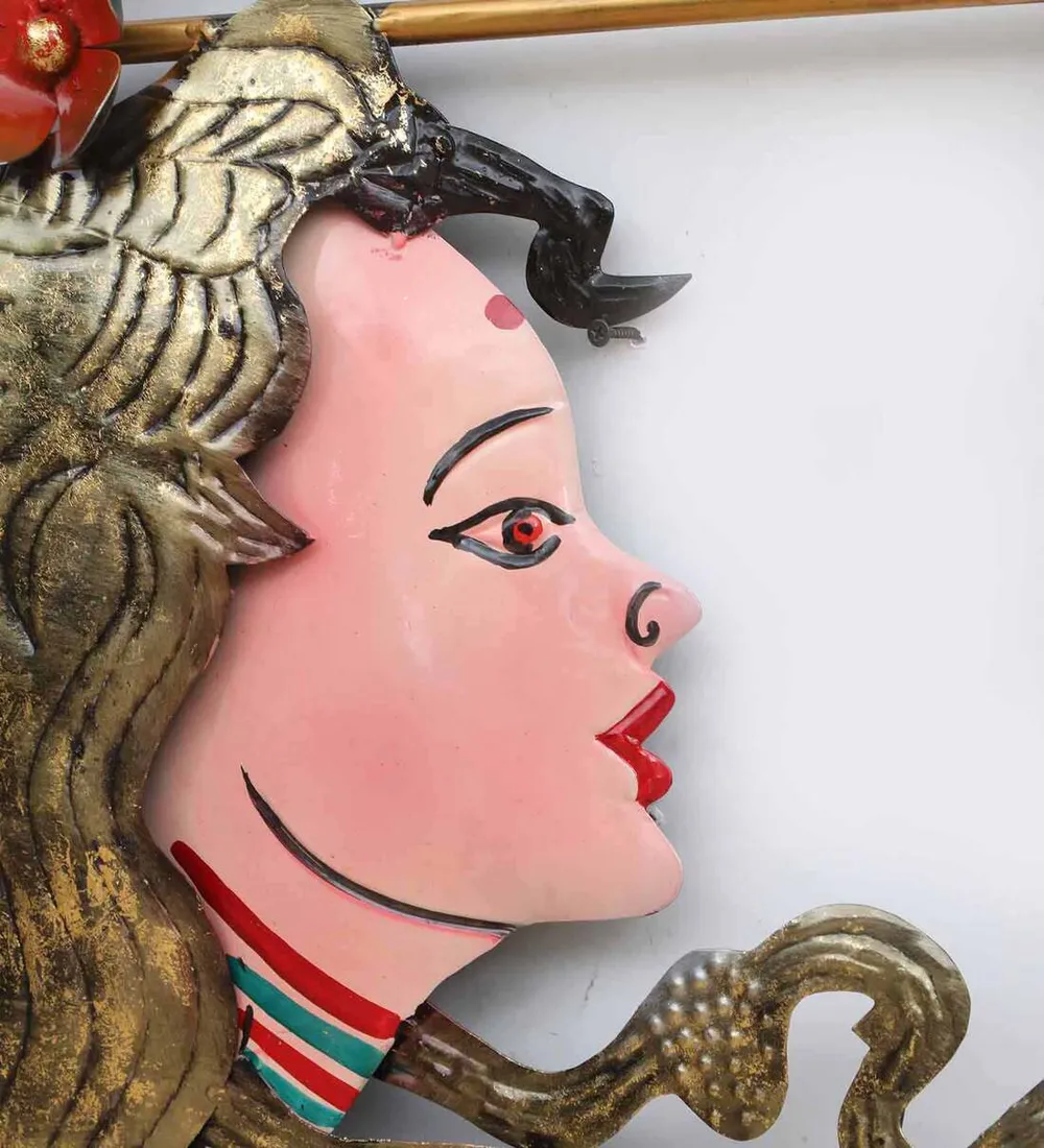 Butterfly Girl Backlit Metal Wall Art