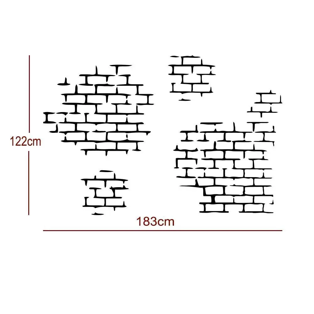 Cafe Bricks Wall Sticker & Decal