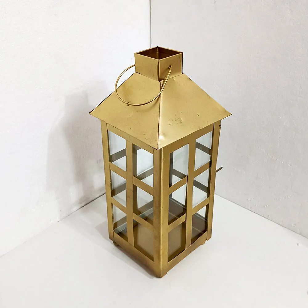 Caged Designer European Lantern Gold