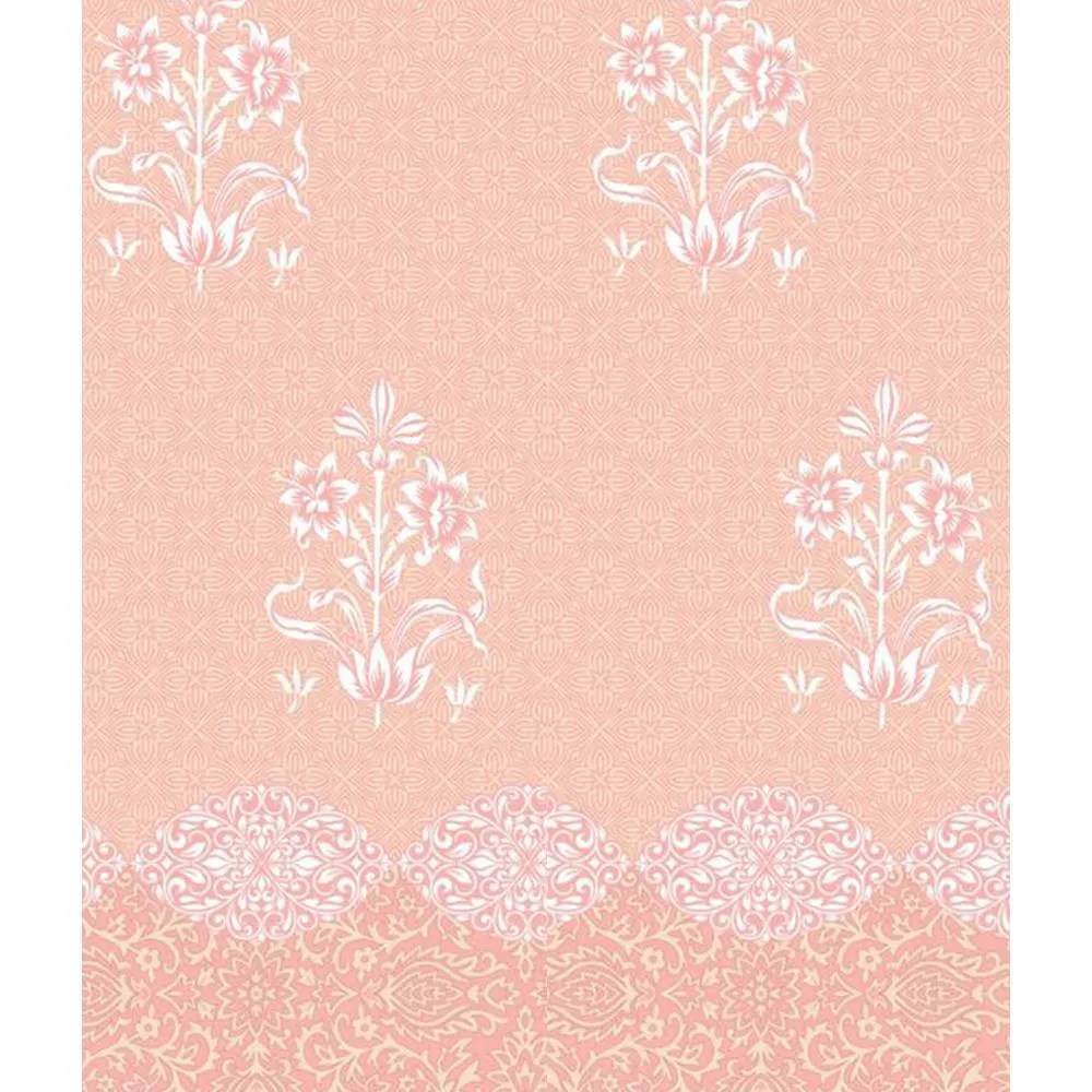 Camellia Floral Cotton Double Bedsheet with Pillow Covers