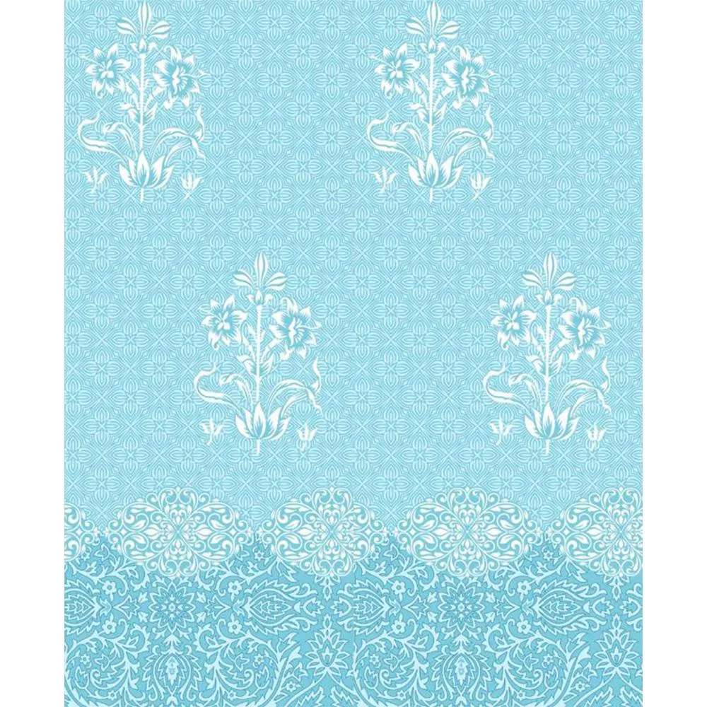 Camellia Floral Cotton Double Bedsheet with Pillow Covers
