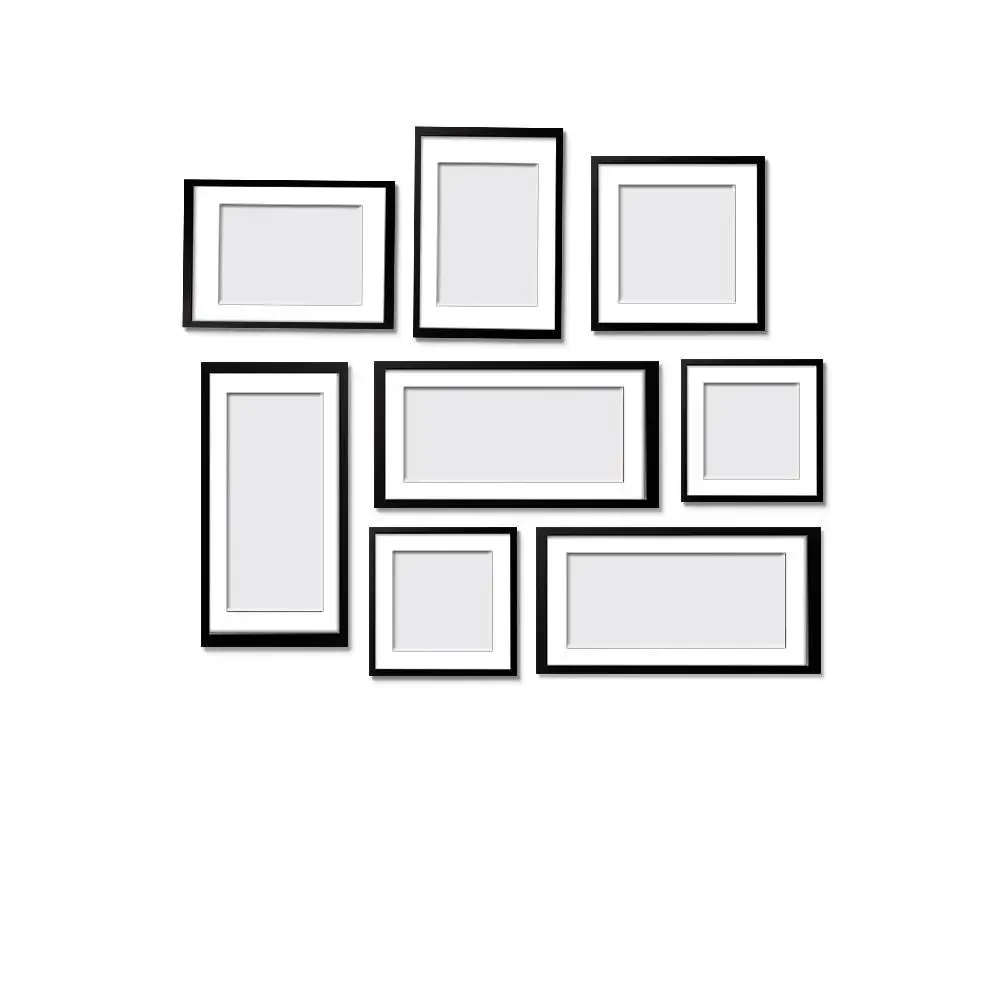 Candid Moments of Family Collage Picture Frame Set of 8