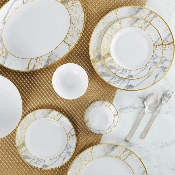 Carrara White Dinner Set of 29 Pieces