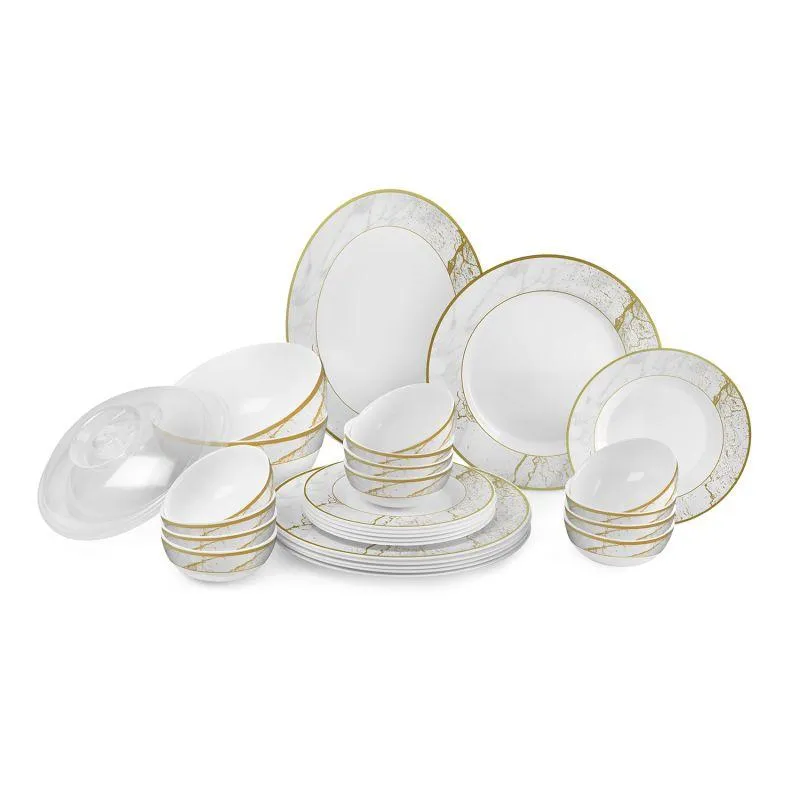 Carrara White Dinner Set of 29 Pieces