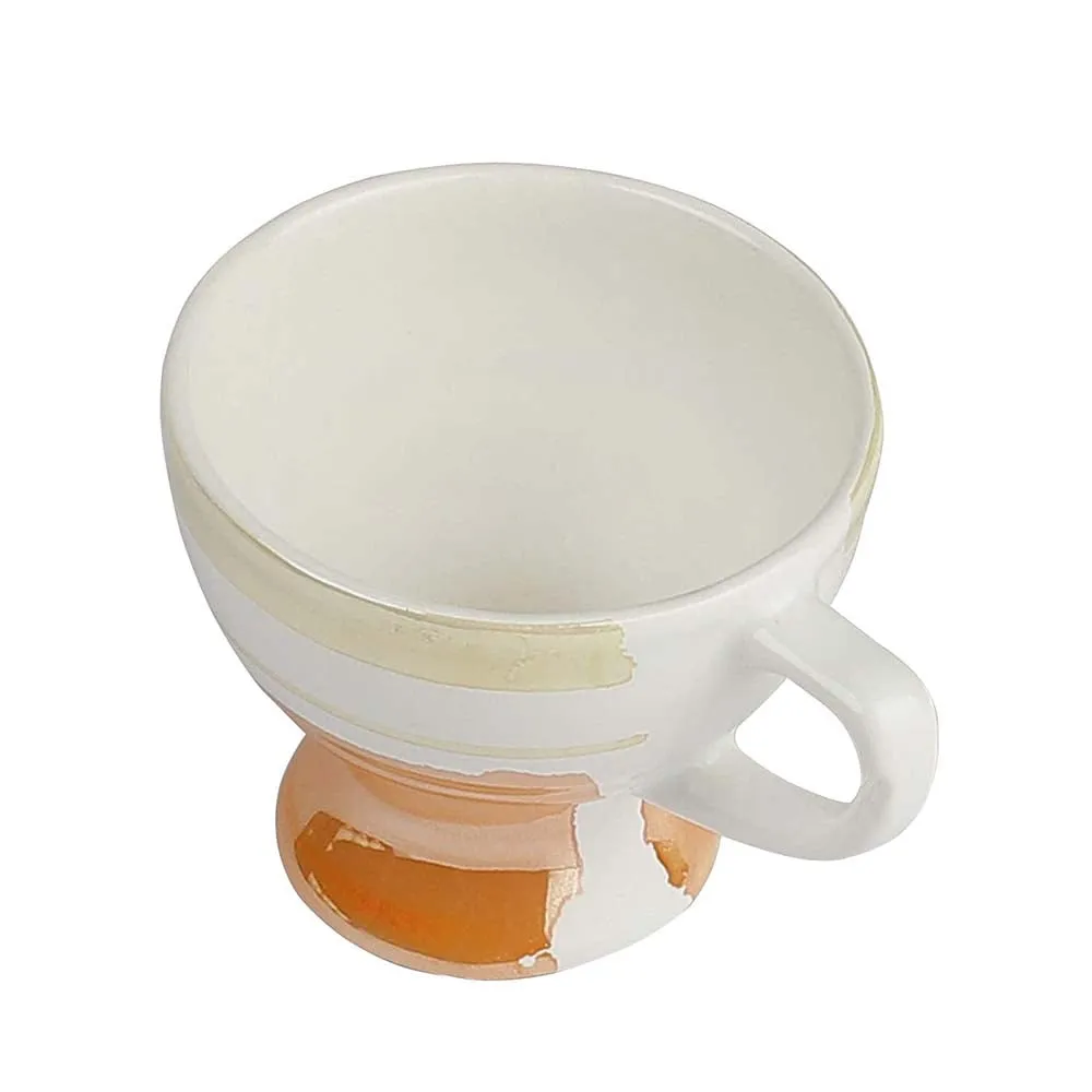Ceramic Fine Bone China Classical Golden Border Cup Set Of 6