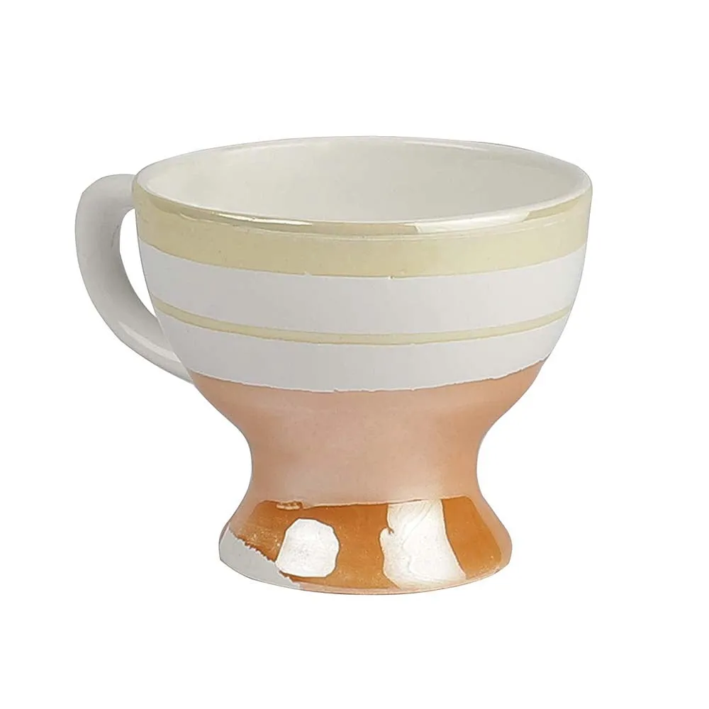 Ceramic Fine Bone China Classical Golden Border Cup Set Of 6