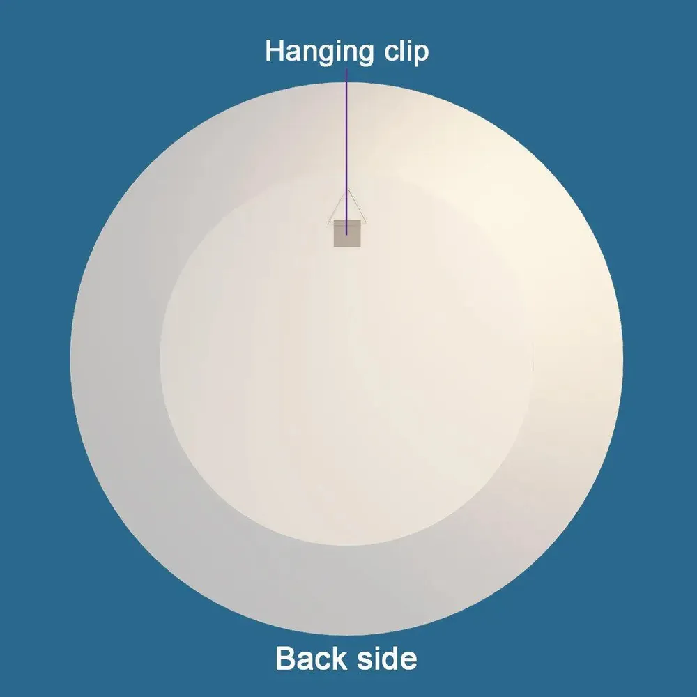 Ceramic Wall Plates with Beautiful Mandala Art Wall Hanging Plate