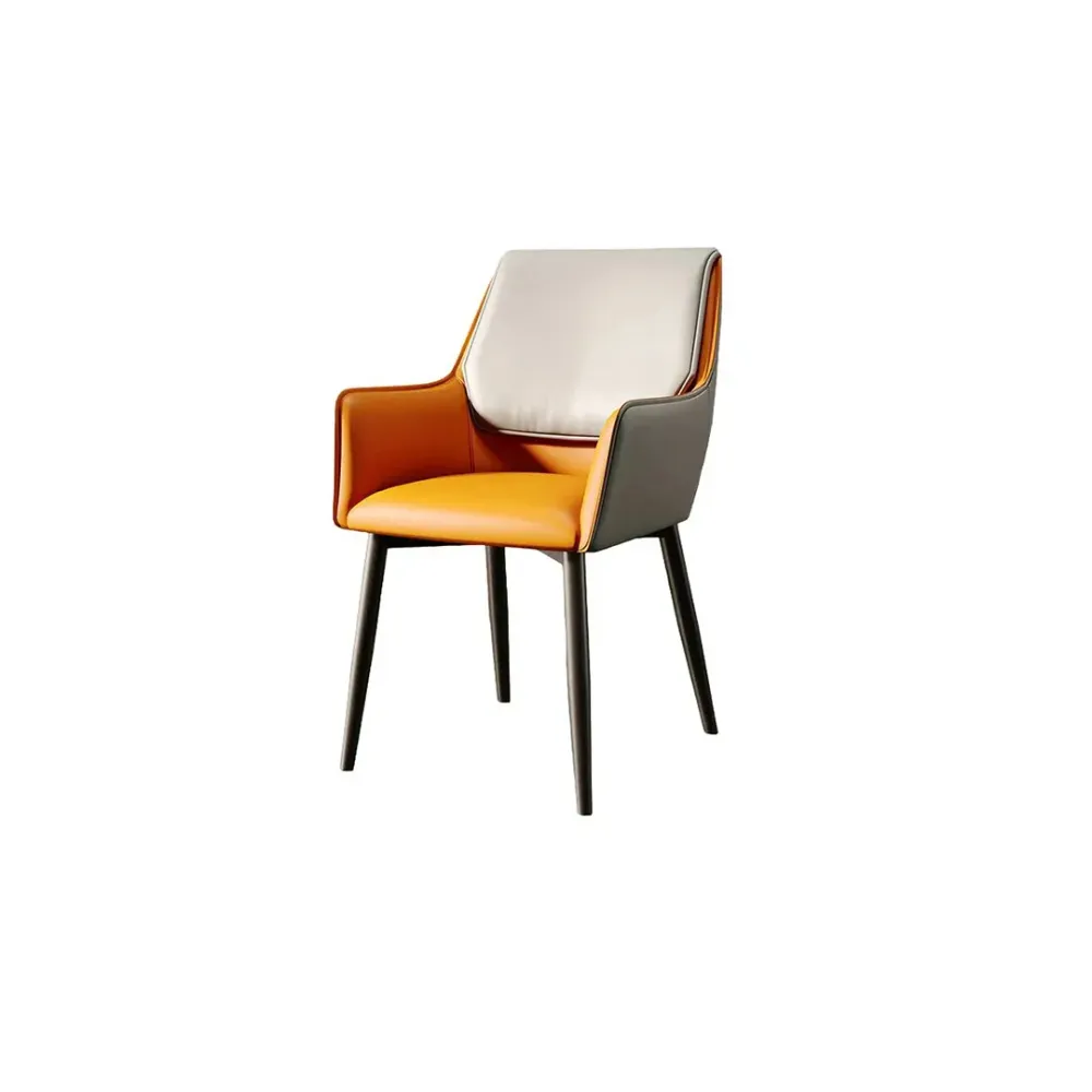 Champagne Elegance Accent Chair Single