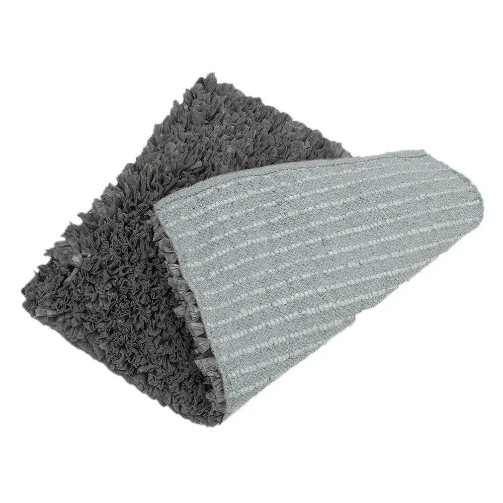 Charcoal Premium Super Soft Cotton Bathmat (17 x 24) Inches Single Piece