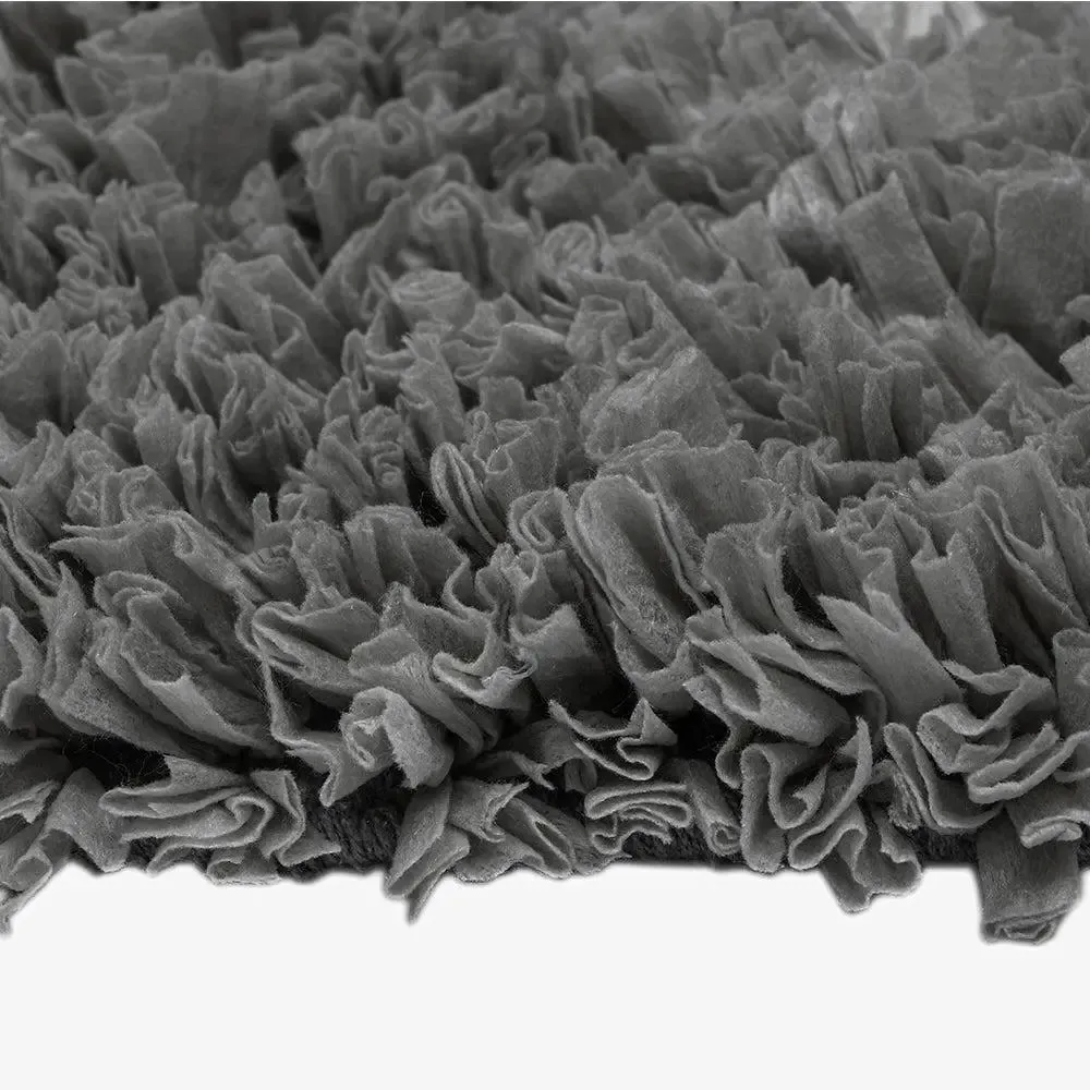 Charcoal Premium Super Soft Cotton Bathmat (17 x 24) Inches Single Piece