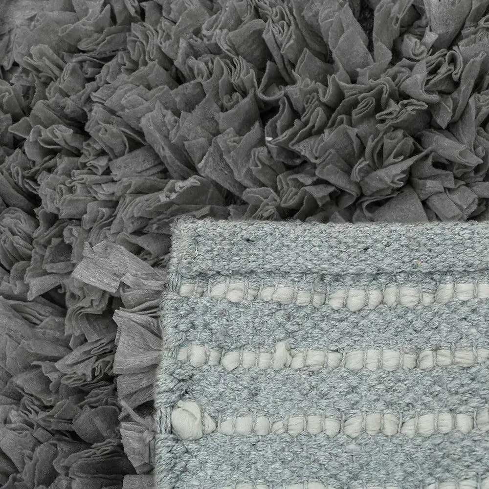 Charcoal Premium Super Soft Cotton Bathmat (17 x 24) Inches Single Piece