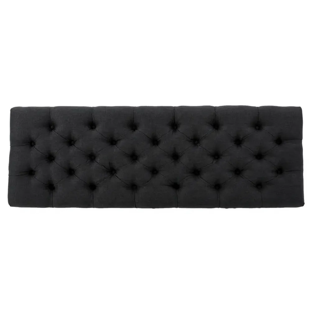 Charcoal Resilient & Super Soft Luxurious Tufted Velvet Flip Top Storage Bench