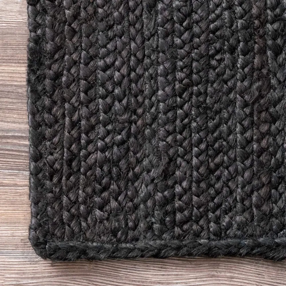 Charcoal Tint Resilient Jute Rug