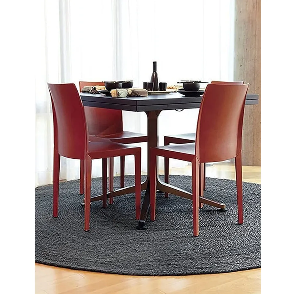 Charcoal Tint Round Jute Rug XS (2*2ft)