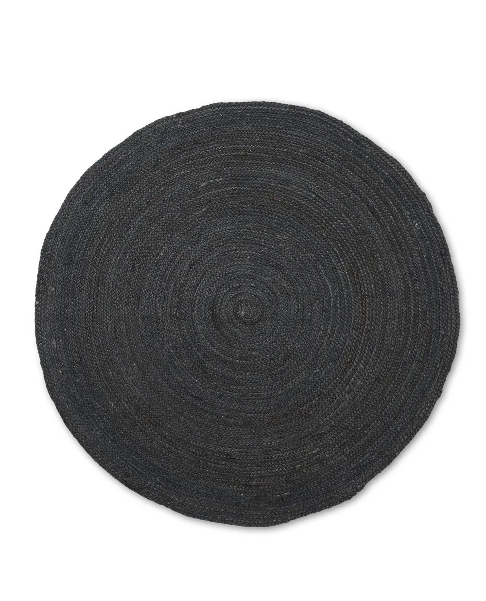 Charcoal Tint Round Jute Rug XS (2*2ft)